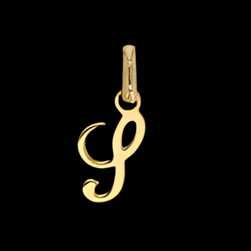 Close To You- Charm lettera in oro 18k Pre order