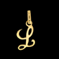 Close To You- Charm lettera in oro 18k Pre order