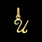 Close To You- Charm lettera in oro 18k Pre order