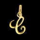 Close To You- Charm lettera in oro 18k Pre order