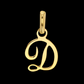 Close To You- Charm lettera in oro 18k Pre order