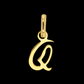 Close To You- Charm lettera in oro 18k Pre order