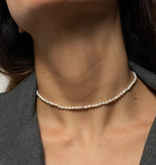 RIVA CHOKER SILVER