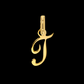 Close To You- Charm lettera in oro 18k Pre order